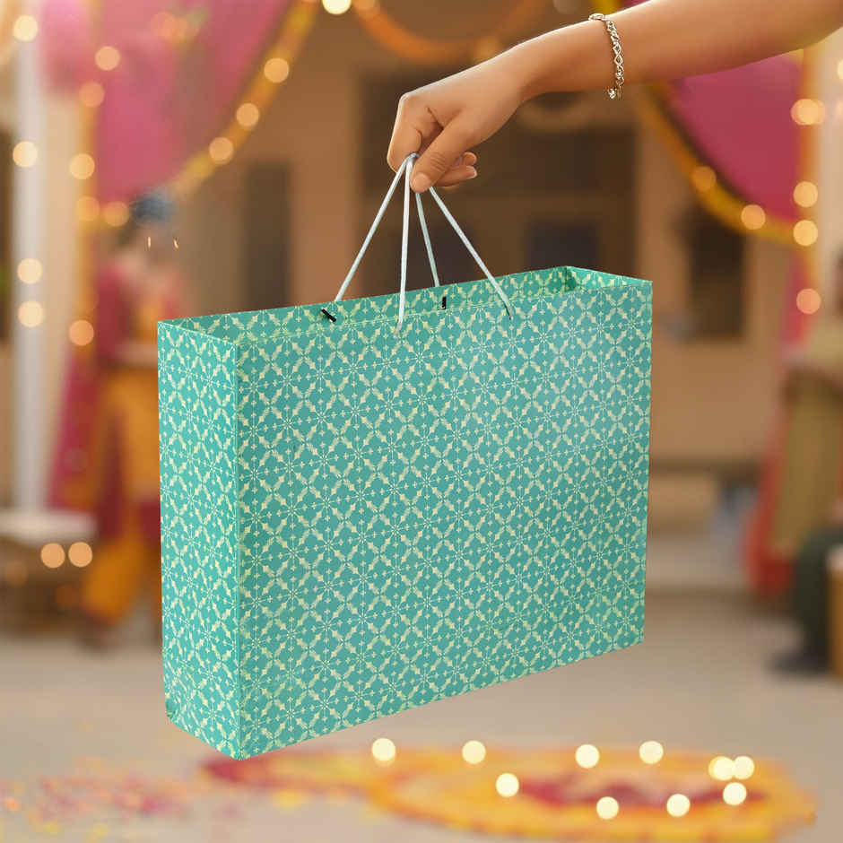 Green Cross Gift Bag | Mad Over Print