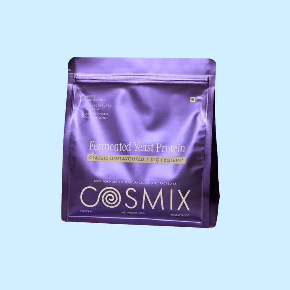 Cosmix Fermented Yeast Protein Powder | Pure Single-Source Plant Protein | Classic Unflavoured