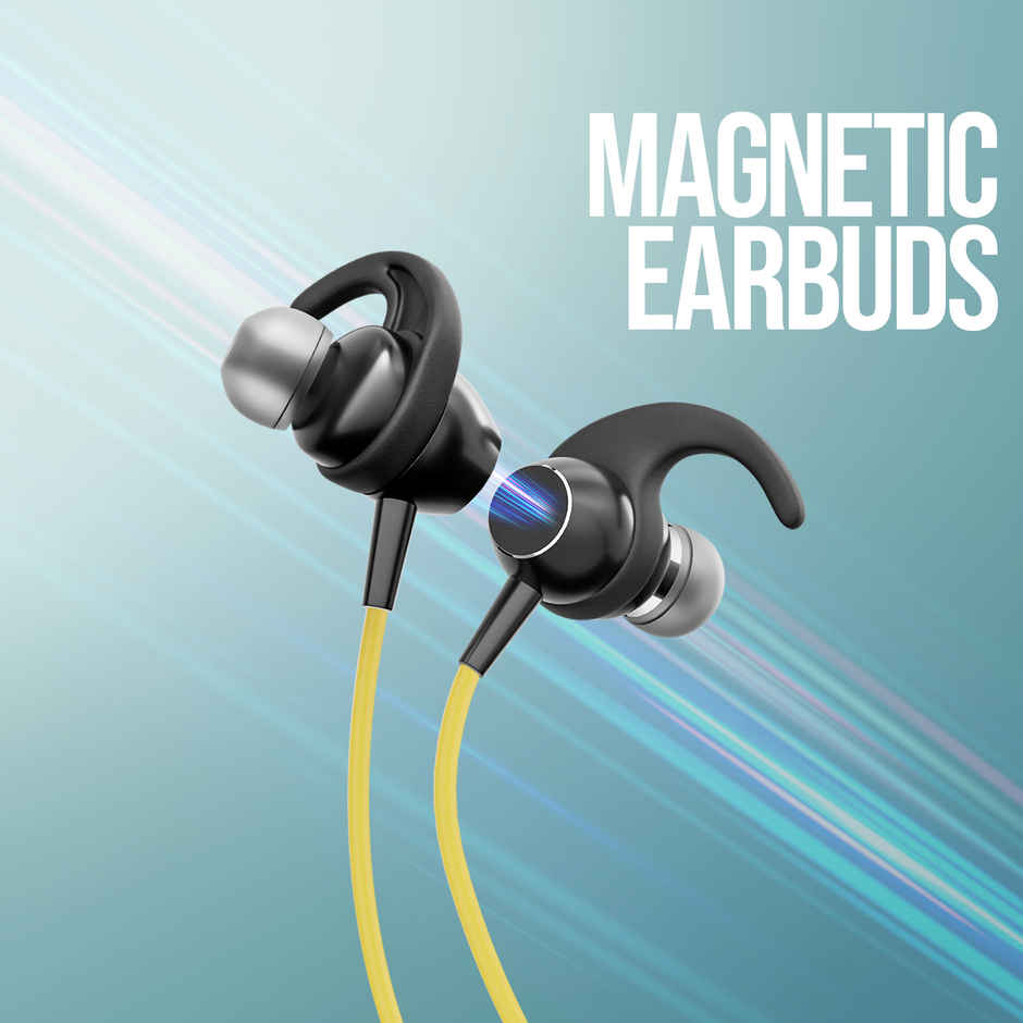 UBON Bluetooth Neckband | 40Hrs Playback Time | Fast Charging | Magnetic Earbuds | 40dB ENC | BT5200