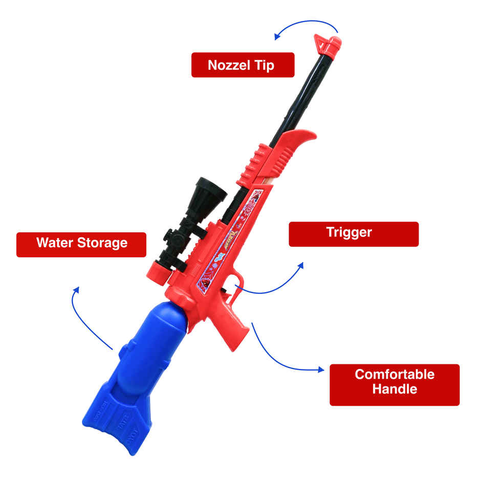 Spiderman Sniper Pressure Water Gun | Holi Pichkari | Star Toys