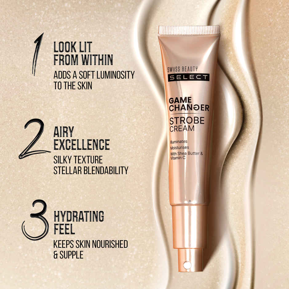 Swiss Beauty Select Game Changer Strobe Cream - 01 Pink Sheen