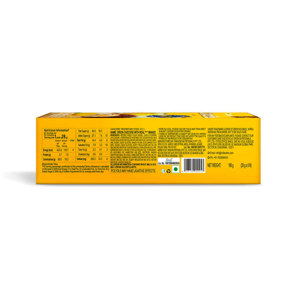 Orion Mango Choco Pie | Cake Snack