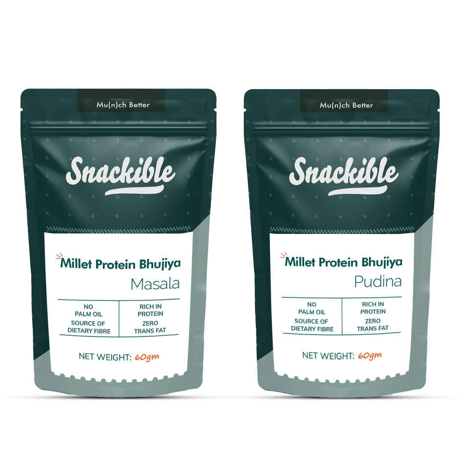 Snackible Millet Protein Bhujia | High Protein - No Palm Oil