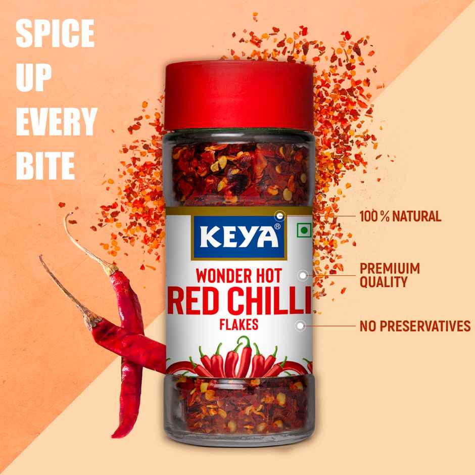 Keya Wonder Hot Red Chilli Flakes