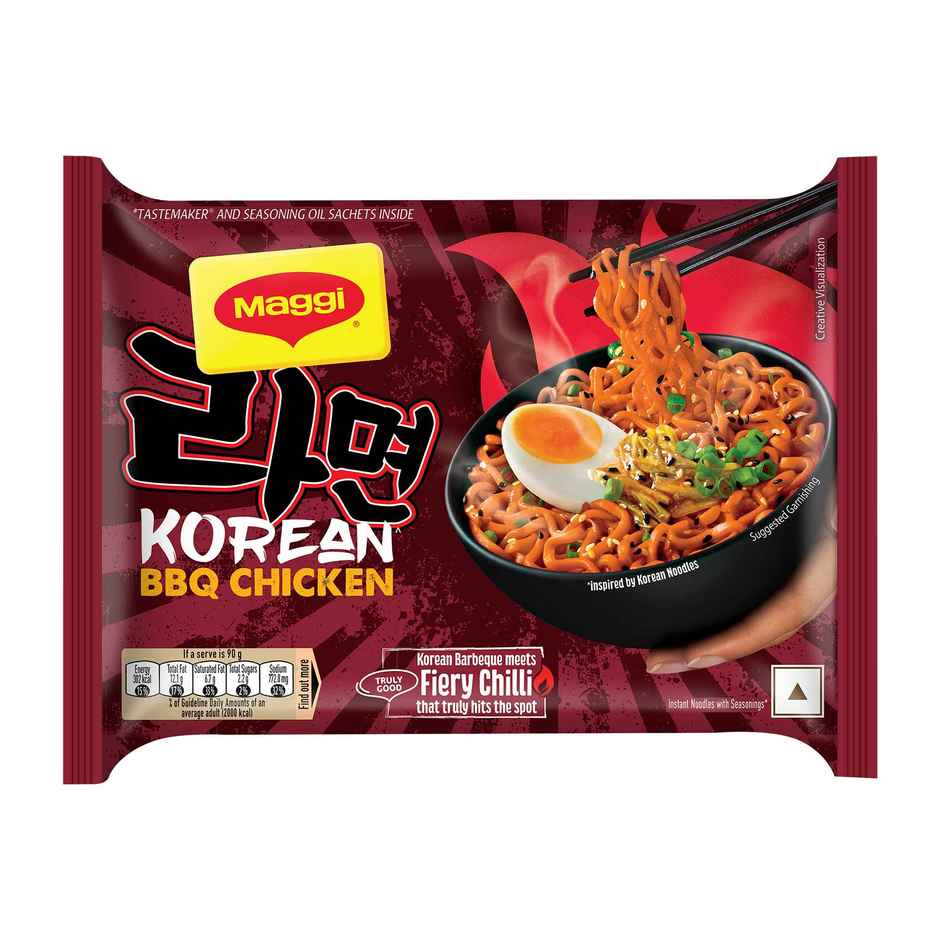 Maggi Korean Bbq Chicken Instant Noodles Non Veg Combo