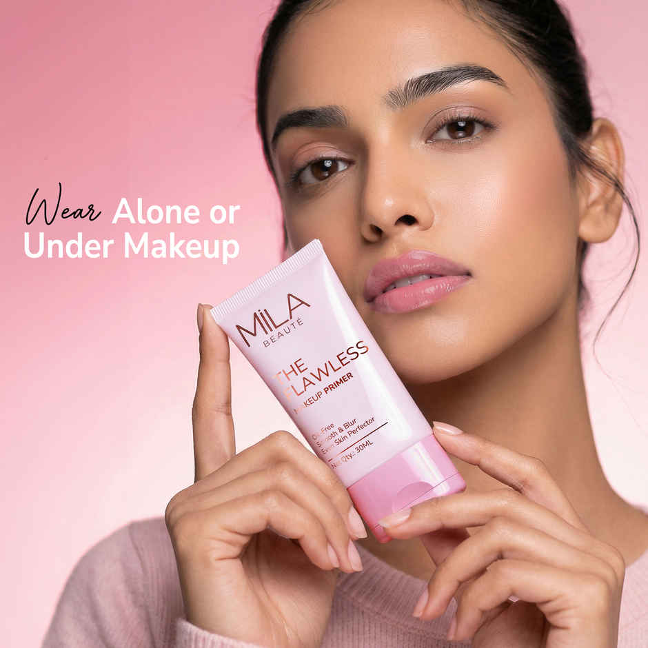 Mila Beaute Makeup Primer Smooth & Blurs Pores Oil-Free Mattifying Finish