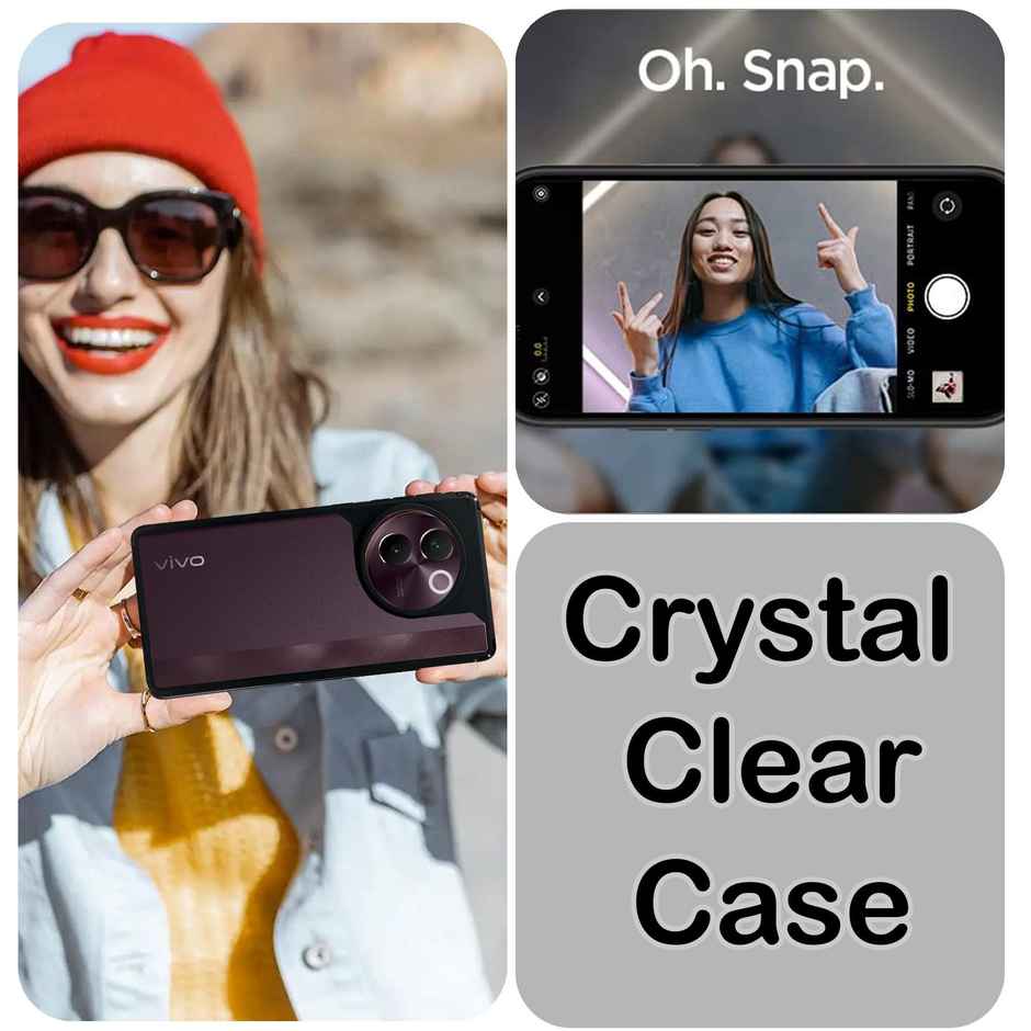 Artistque Case for Vivo V30e 5g | Vivo V30e 5g TPU Back Cover - Transparent Shockproof