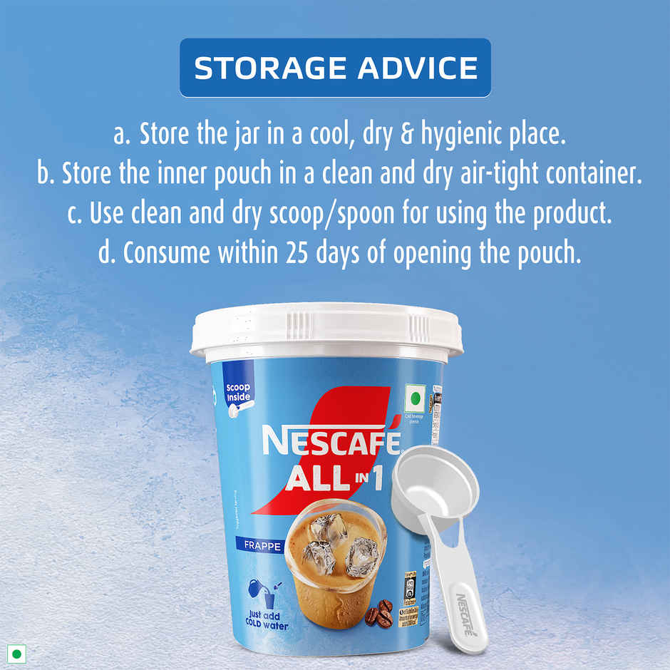 NESCAFE All In 1 Frappe Instant Cold Coffee Premix