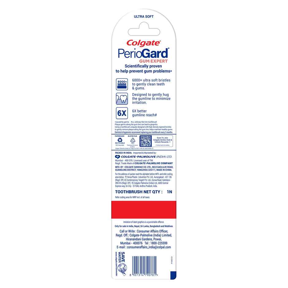 Colgate Periogard Gum Expert Toothbrush - Ultra Soft Toothbrush