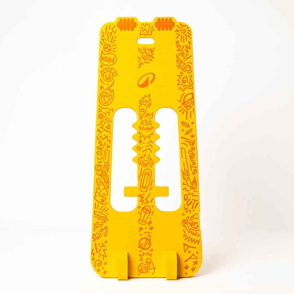 Decathlon FLX Self Assembling Foam Cricket Stumps | Yellow