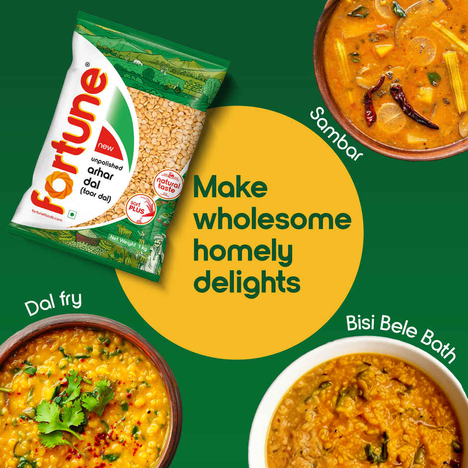 Fortune Unpolished Arhar Dal