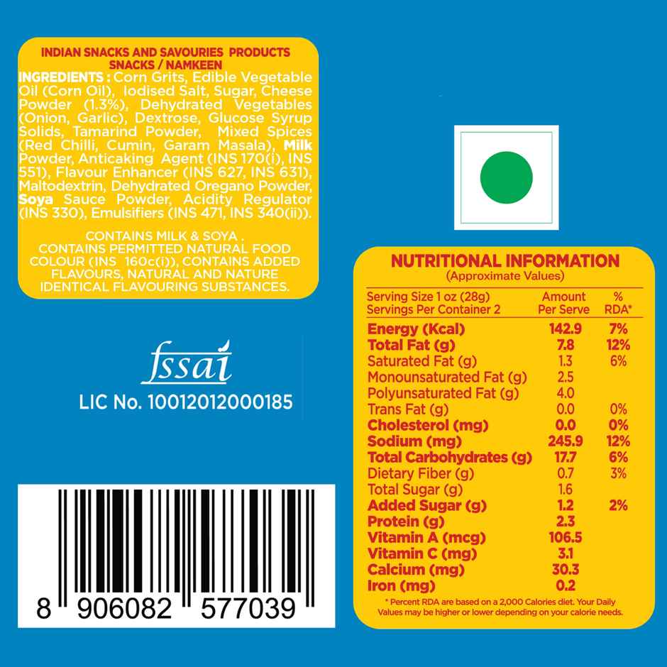 Cornitos Crusties Puffs Classic Cheese Flavour