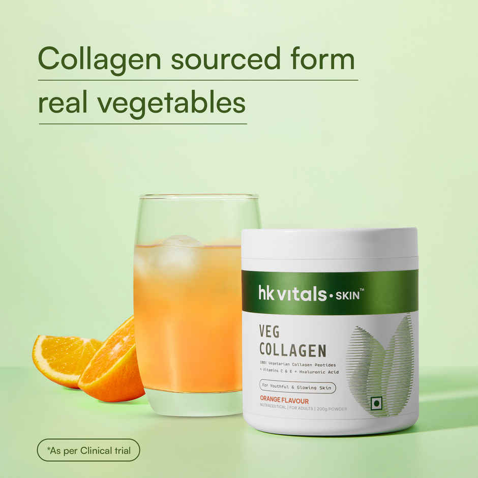 hk vitals Veg Collagen Supplement Orange 200g