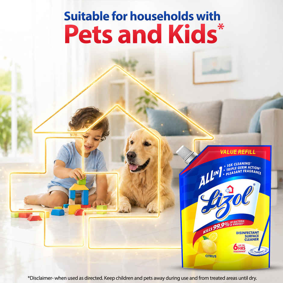 Lizol Citrus Floor Cleaner Liquid