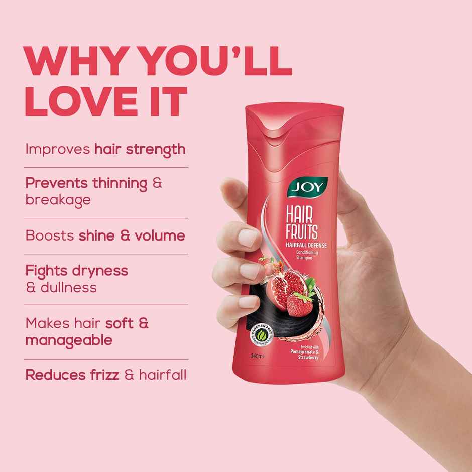 JOY Hair Fruits Hair Fall Defense Conditioning Shampoo