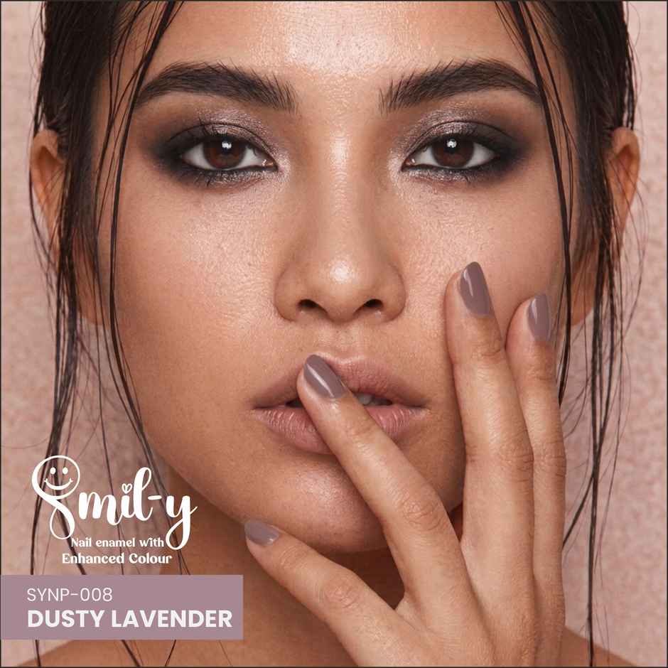 Shryoan Smily Nail Enamel with Enhanced Colour | Dusty Lavender