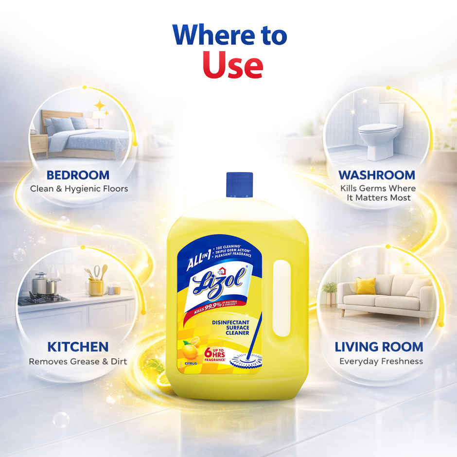 Lizol Citrus Floor Cleaner Liquid