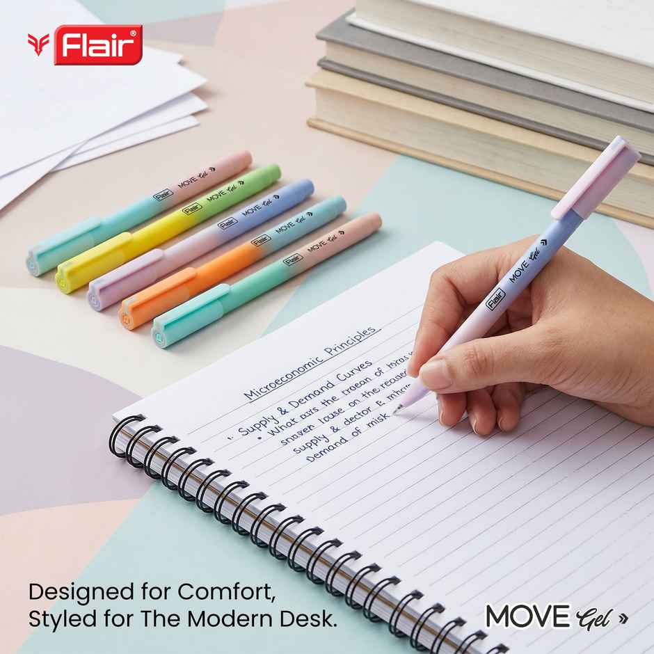 Flair Move Gel Pen Pack of 5