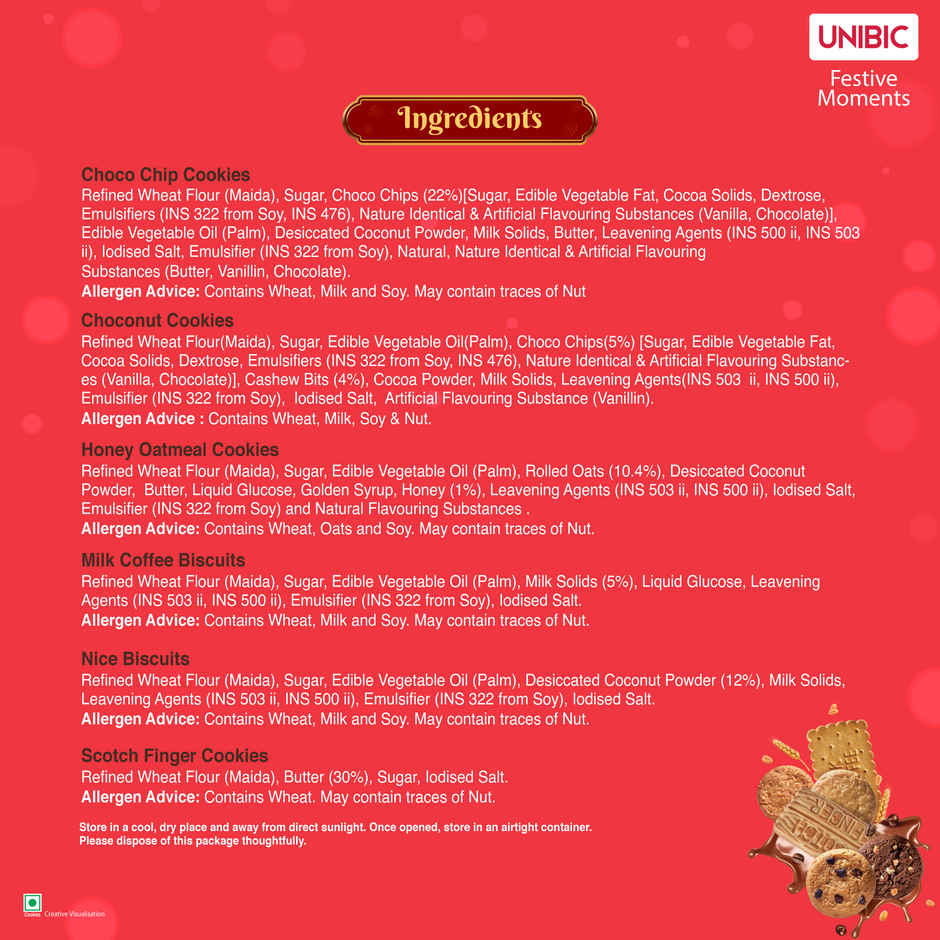 UNIBIC Cookies Festive Moments