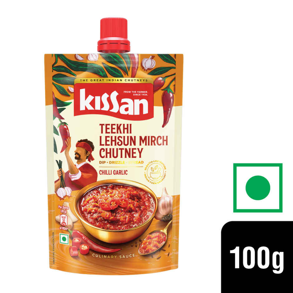 Kissan Teekhi Lehsun Mirch Chutney Doy