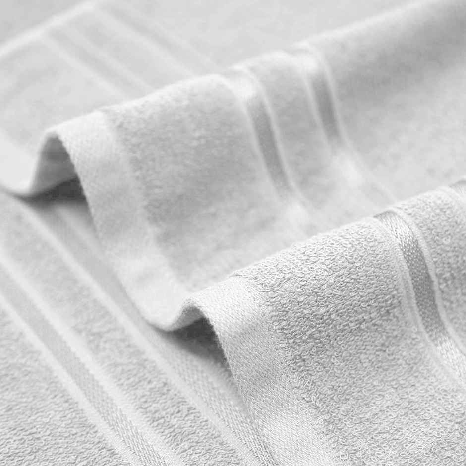 Mytrident Cotton Hand Towel | 400 GSM | Gym Towel Set - Ice Grey