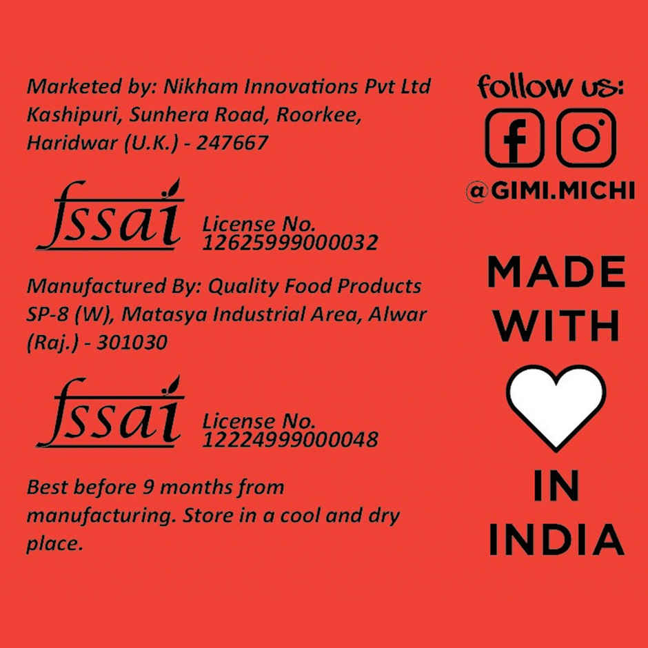 Gimi Michi Crazy Cheesy Ramen Instant Noodles
