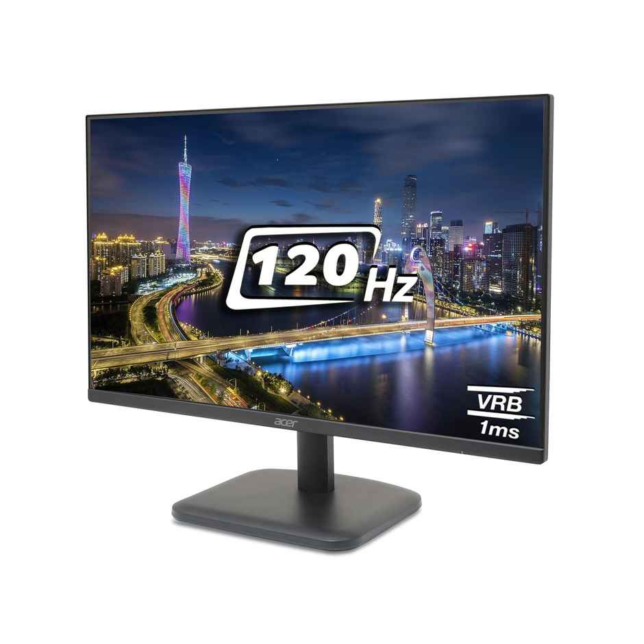 Acer EK240Y G0 23.8 Inch IPS Full HD 1920x1080 Backlit LED LCD Monitor I 1 MS VRB, 120Hz Refresh I 250 Nits I Zero Frame I HDMI & VGA Ports with HDMI Cable I Adaptive Sync I Eye Care Features - Black