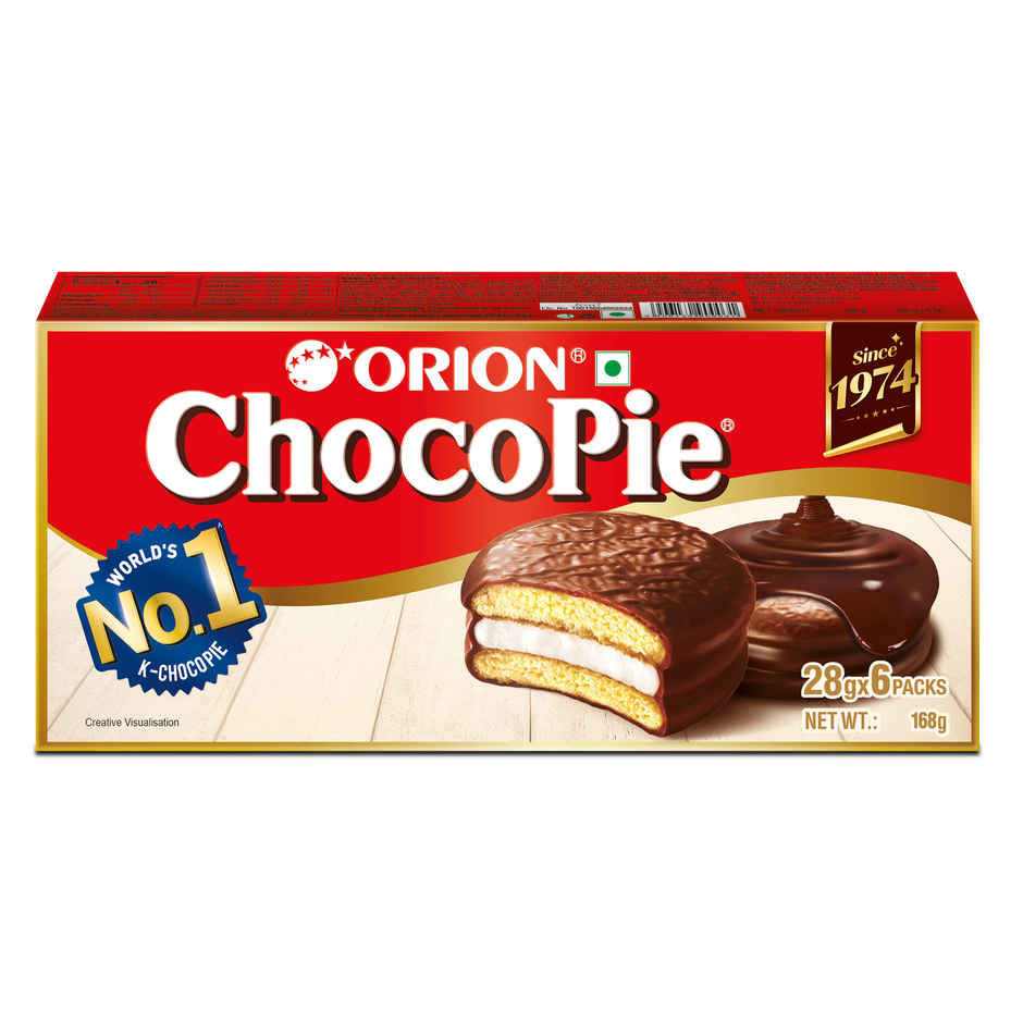 Orion Chocolate Choco Pie | Artificial Colour-free and Preservative-free Combo