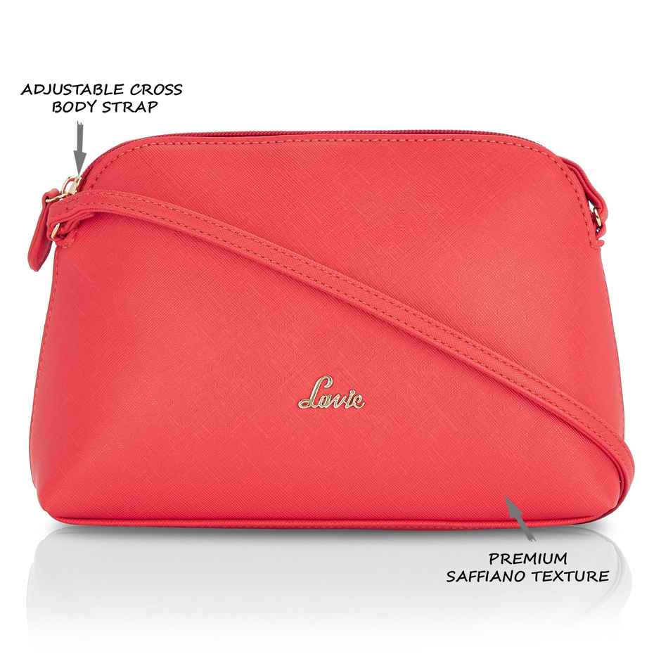 Lavie Women's Hand Bag | Medium | Coral