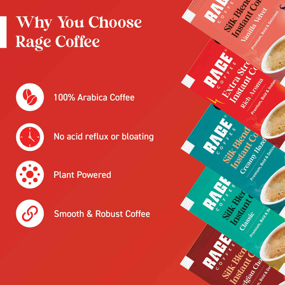 Rage Coffee Assorted Blend Sachets - Pack Of 20