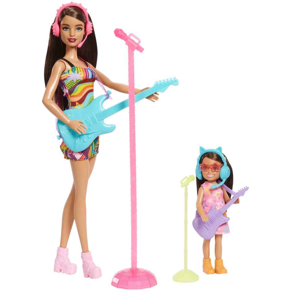 Barbie Doll | Sister Pop Star | Barbie & Chelsea Dolls with Accessories