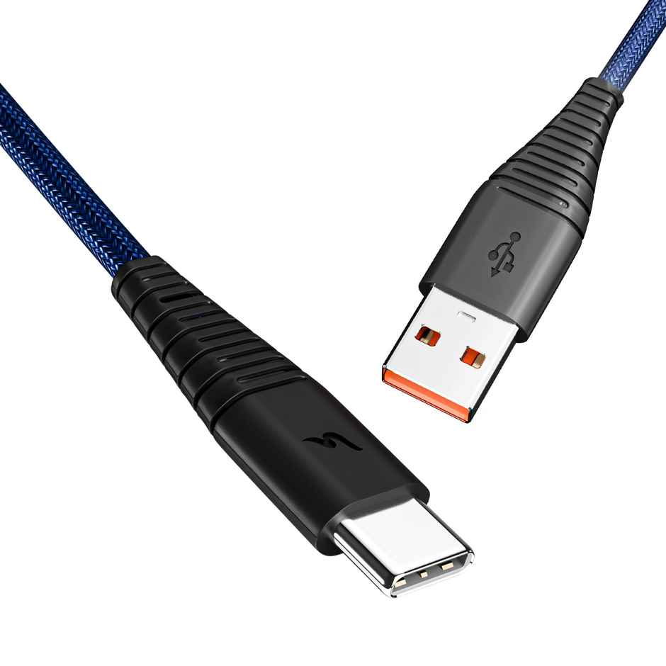 UBON 25W Fast Charging 1mtr USB to Type C Braided Cable