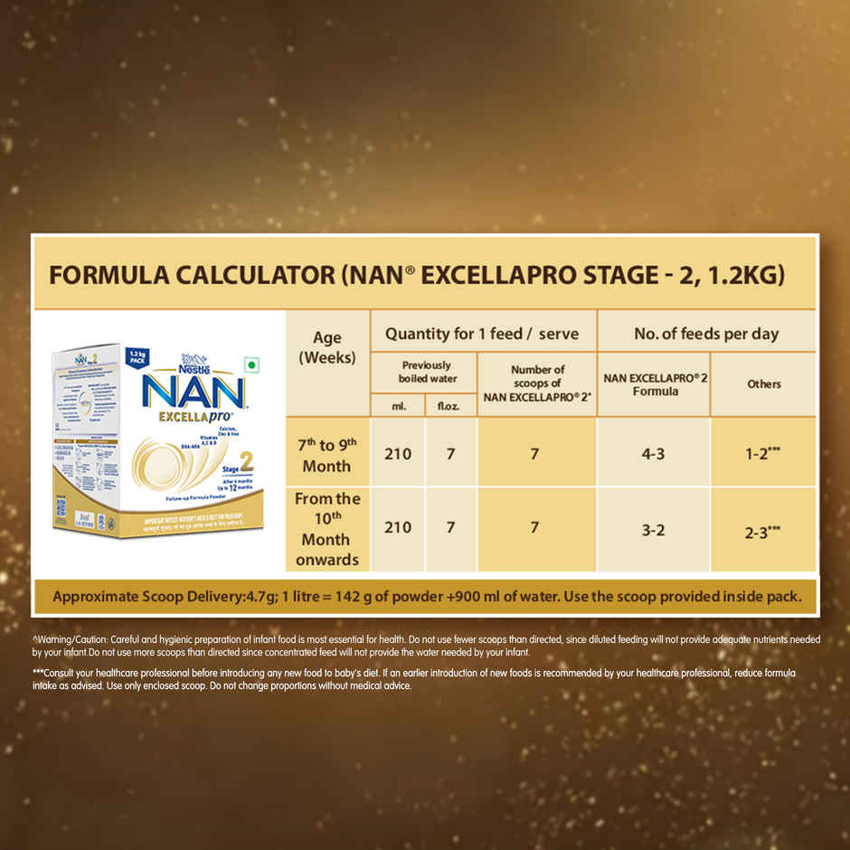 Nestle NAN EXCELLAPRO Stage 2 Follow-up | 6 - 12 M