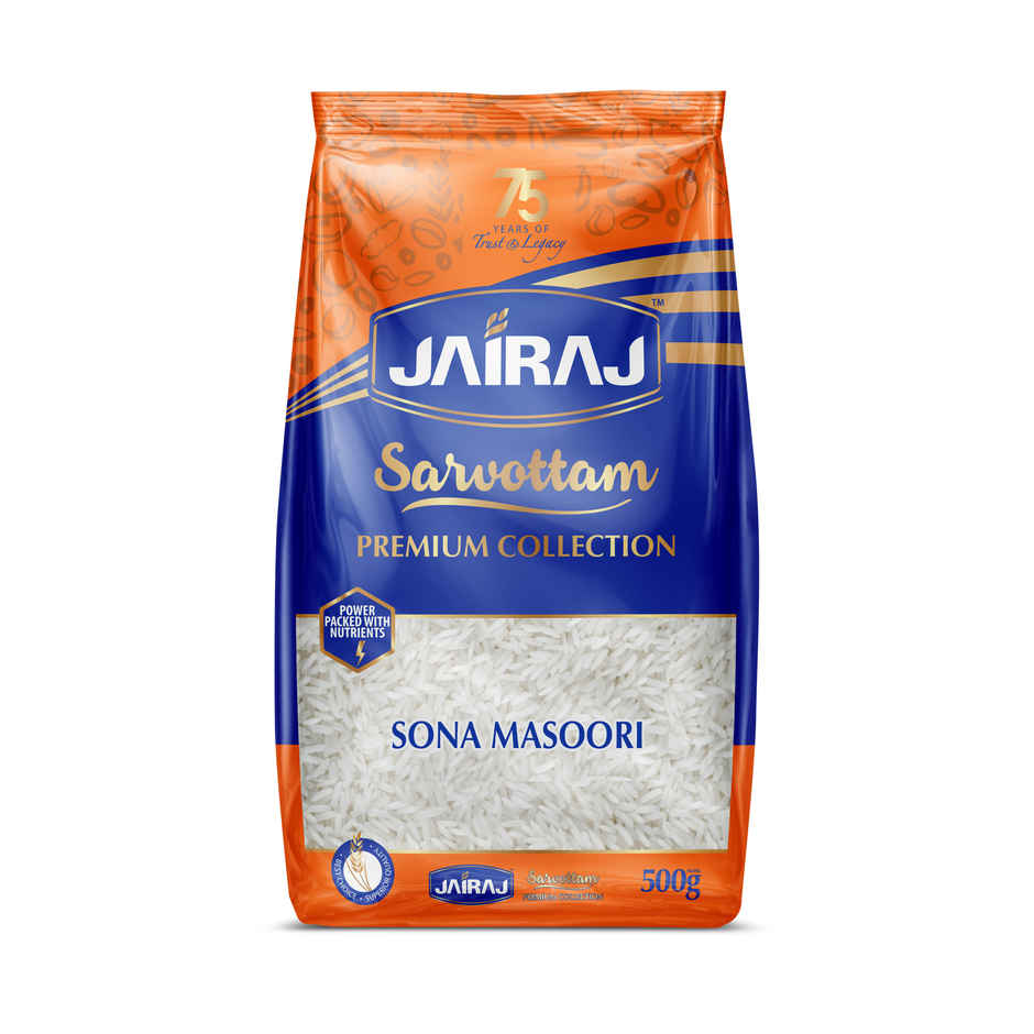 Jairaj Sona Masoori Raw Rice