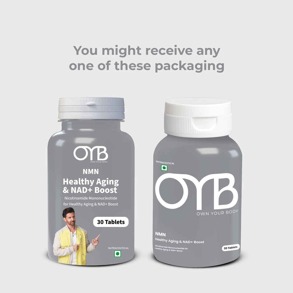 OYB NMN Anti-Aging Tablets with Nicotinamide Mononucleotide for NAD+ Boost | 30 Tablets | OYB NMN