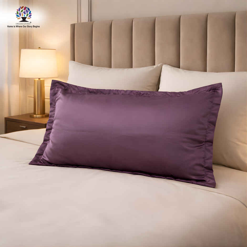 Dream Living Satin Pillow Cover Set | Onion - 46 x 69 cm