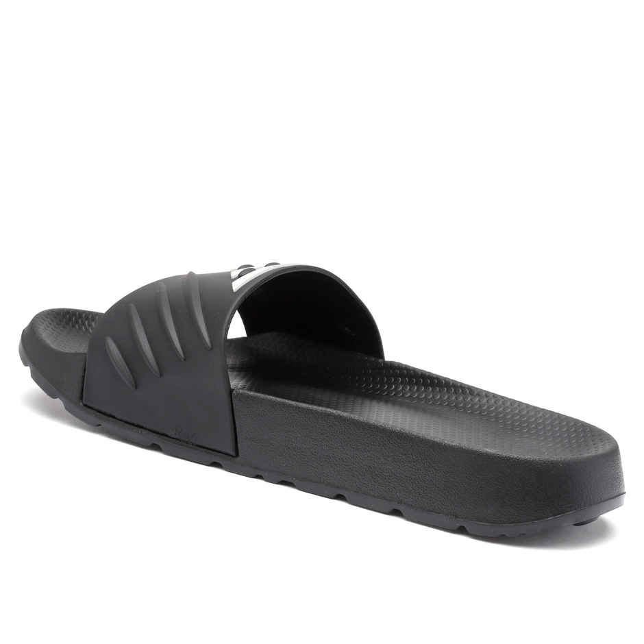Asian Men's Slides | Slider-32 | Black and Grey - UK 7