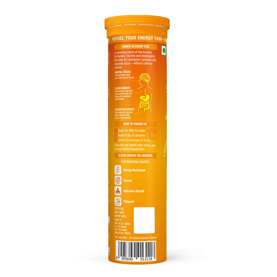 Wow Life Science Hydration Effervescent Tablets | Key Electrolytes