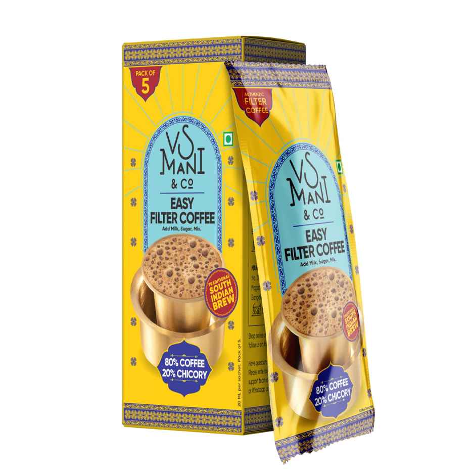 VS Mani Easy Filter Coffee Decoction | 80:20 Blend