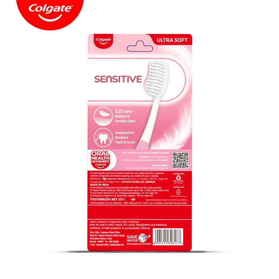 Colgate Gentle Sensitive Soft Bristles Toothbrush