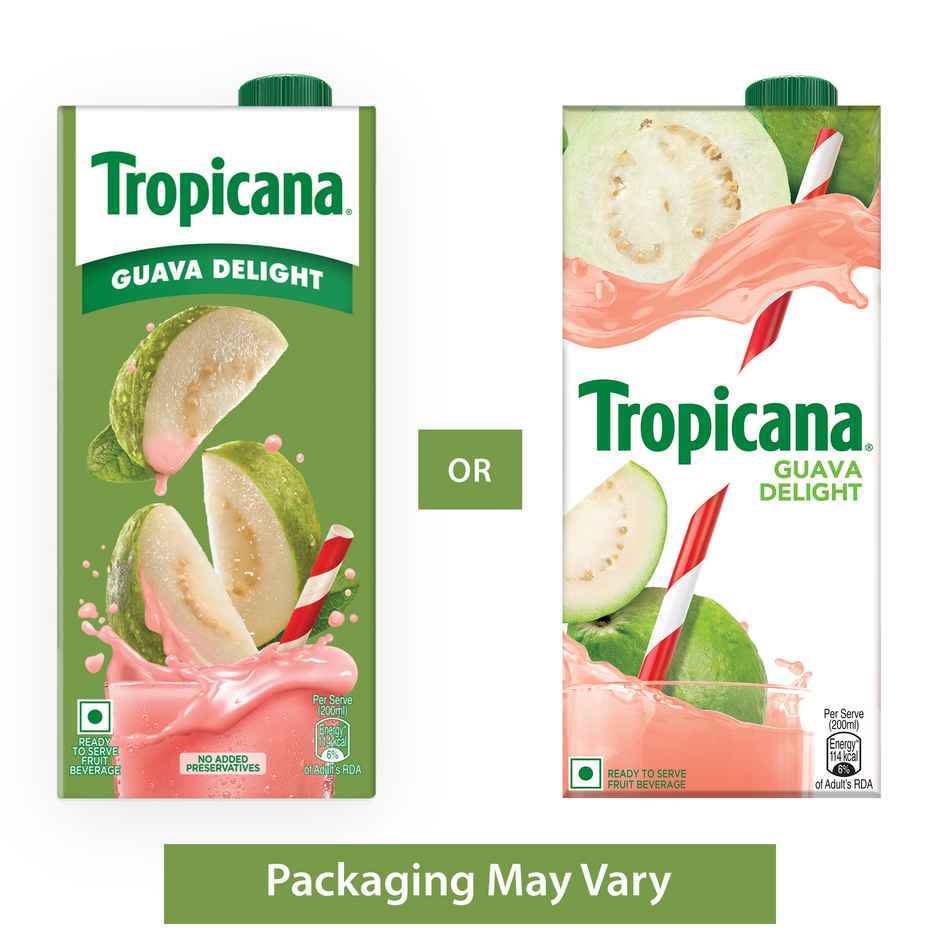Tropicana Delight Guava Fruit Juice Combo