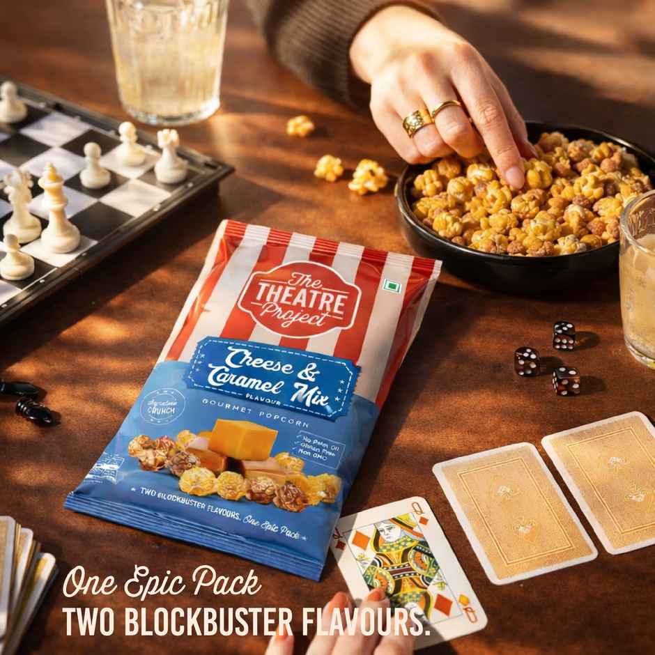 The Theatre Project  Popcorn Cheese & Caramel Pouch