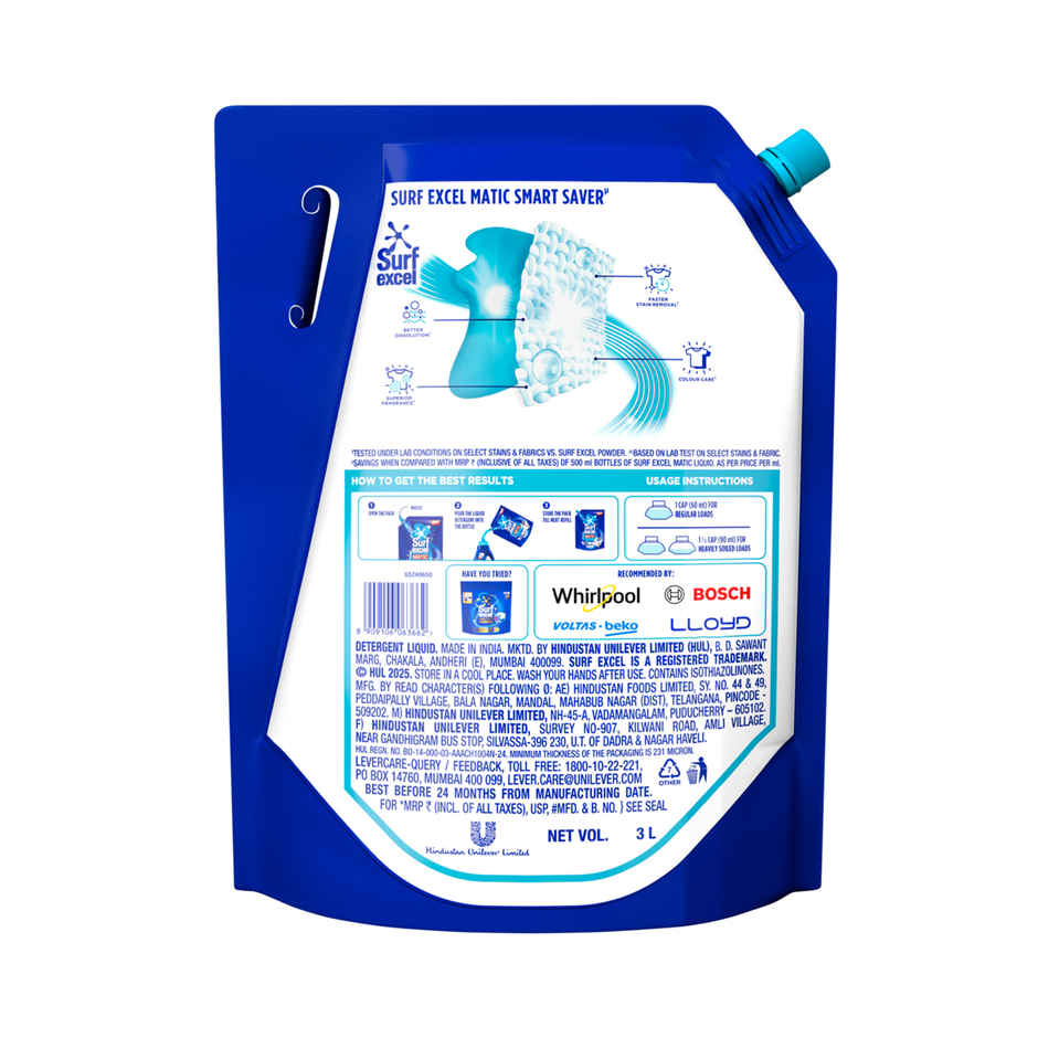 Surf Excel Matic Top Load Detergent Liquid