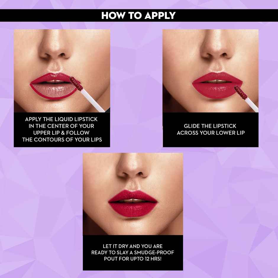 SUGAR Cosmetics Smudge Me Not Liquid Mini Lipstick Set - Bold Set