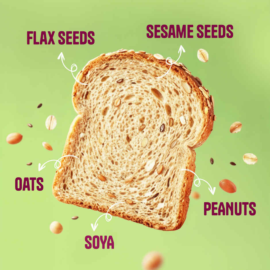 Protein Chef 42 G Protein Multigrain Bread | 5 Superfoods | No Maida