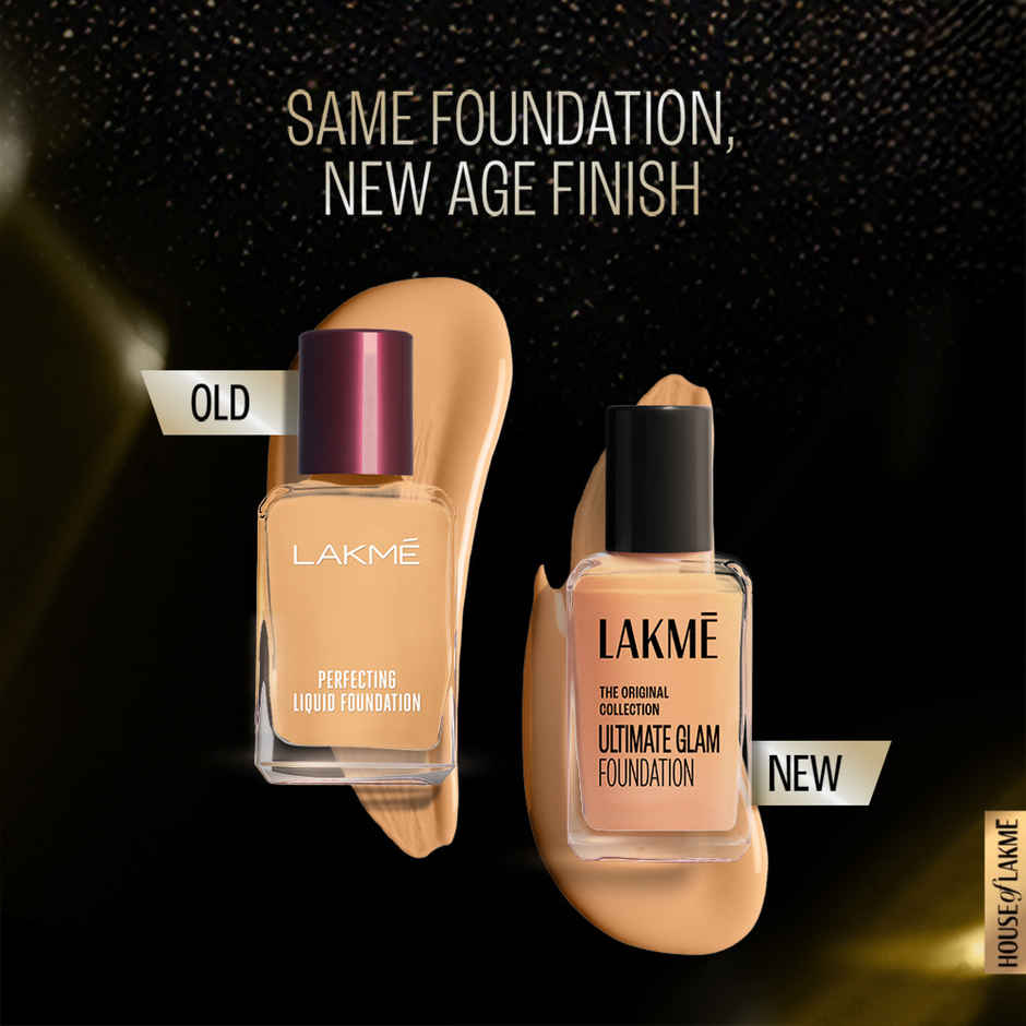 Lakme FOREVER MATTE FOUNDATION for Superior Coverage, Vit E, lightweight & water-resist Pearl
