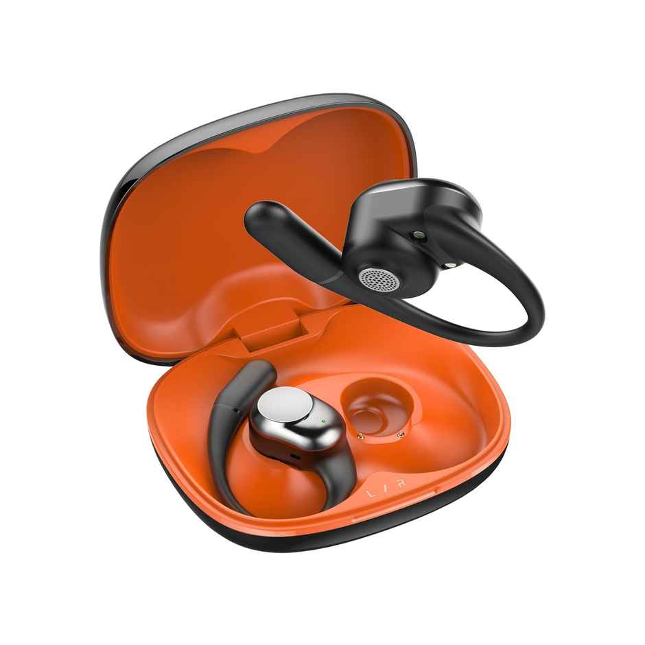 truke Buds Freedom Truly Wireless Bluetooth OWS with 4Mic PureVoice ENC, 60H Battery - SunsetBlack