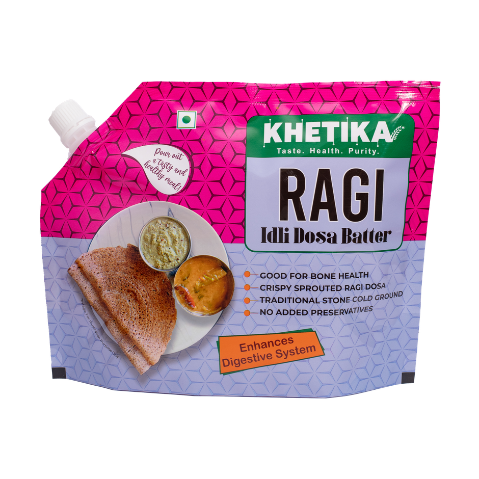 Khetika Ragi Idli Dosa Millet Batter