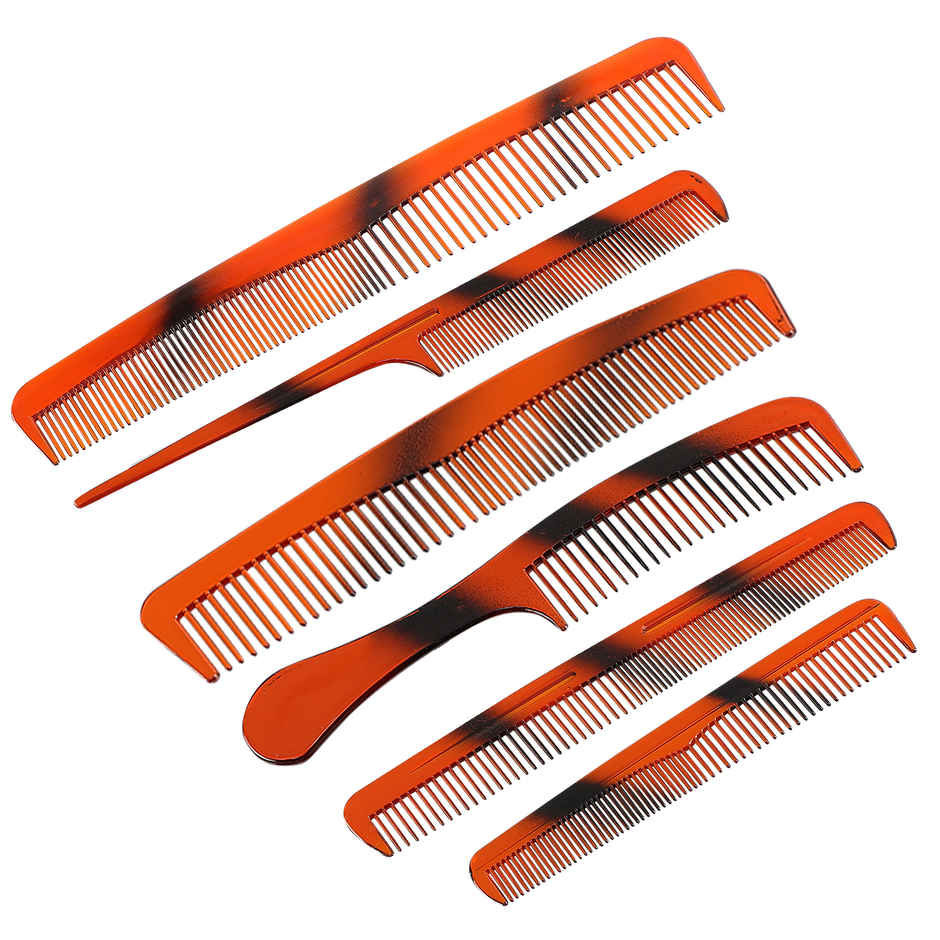 Midazzle Hair Comb Set of 6 (MIOC2902) Assorted