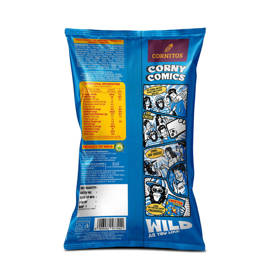 Cornitos Crusties Puffs Classic Cheese Flavour